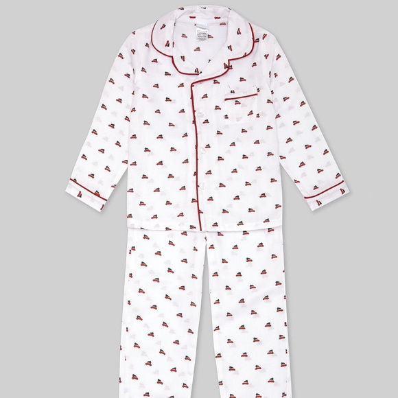 Edgehill Collection Long Sleeve Holiday Pajama Set - Picture 1 of 10